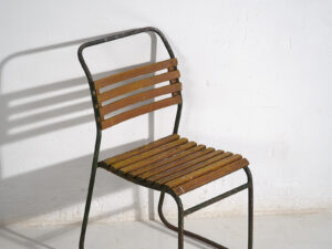 Sillas de jardín antiguas (c.1920). Conjunto de 2 piezas #32