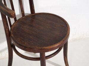 Sillas antiguas de madera curvada (c.1920). Conjunto de 4 piezas #2