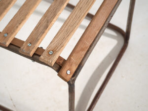 Sillas de exterior antiguas (c.1920). Conjunto de 2 piezas #1