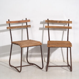 Sillas antiguas de jardín (c.1920). Conjunto de 2 piezas #2