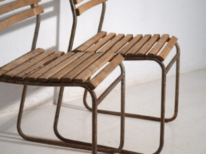 Antiguas sillas de jardín (c.1920). Conjunto de 2 piezas #7