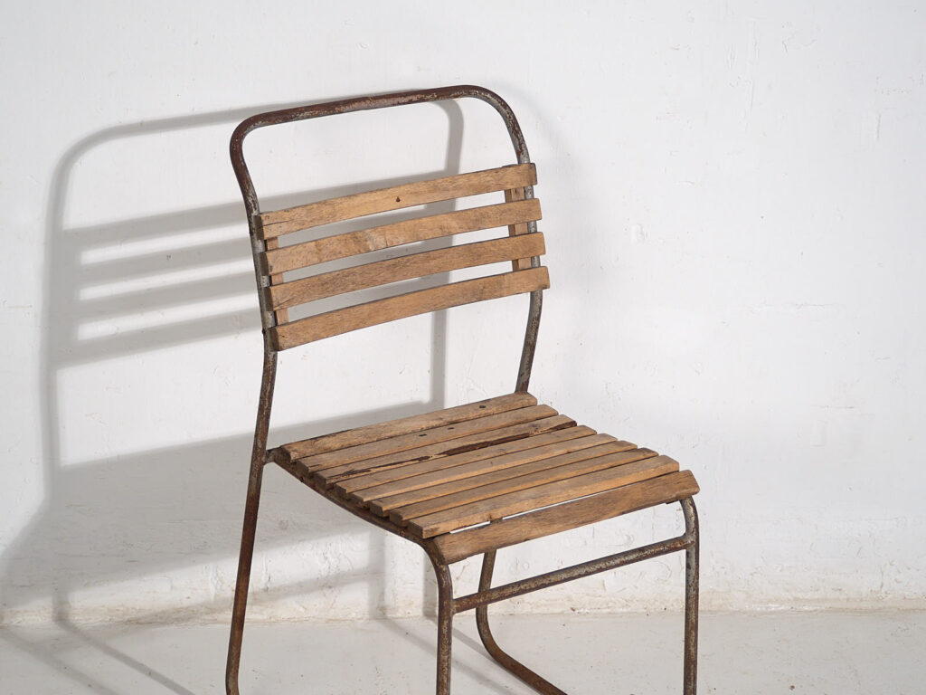 Antiguas sillas de jardín (c.1920). Conjunto de 2 piezas #7