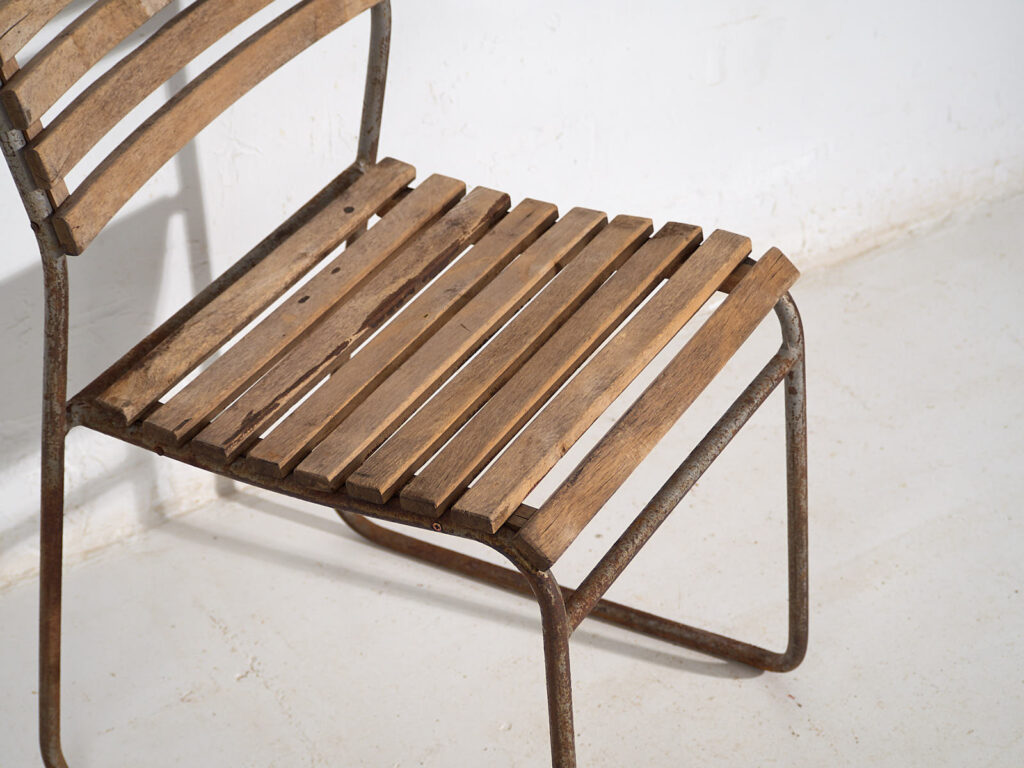 Antiguas sillas de jardín (c.1920). Conjunto de 2 piezas #7