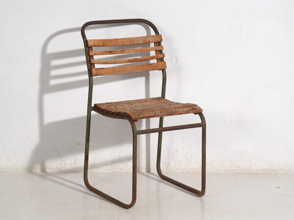 Sillas para jardín antiguas (c.1920). Conjunto de 4 piezas #1