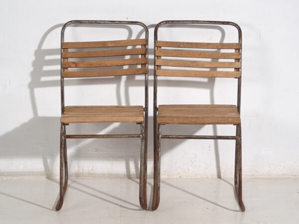 Sillas de jardín antiguas (c.1920). Conjunto de 4 piezas #2