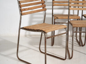 Sillas de jardín antiguas (c.1920). Conjunto de 4 piezas #2