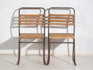 Sillas de jardín antiguas (c.1920). Conjunto de 4 piezas #2