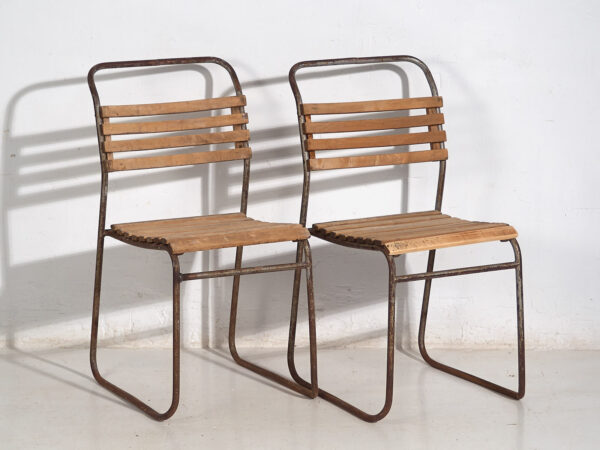 Sillas de jardín antiguas (c.1920). Conjunto de 4 piezas #2