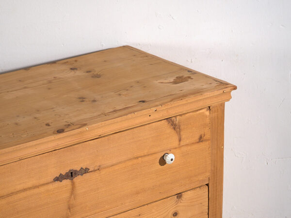 Antique solid wood chest of drawers (c.1920) #14