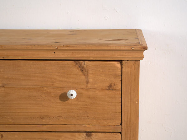 Antique solid wood chest of drawers (c.1920) #14