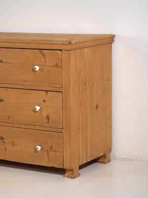 Cómoda antigua de madera maciza (c.1920) #14