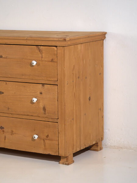 Antique solid wood chest of drawers (c.1920) #14