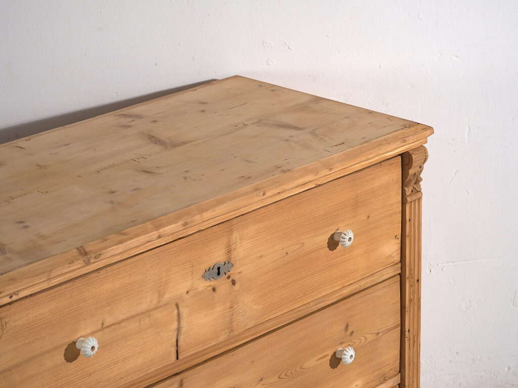 Cómoda de dormitorio antigua (c.1920) #15