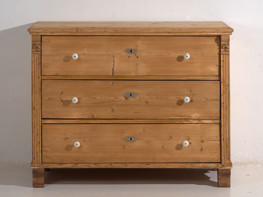 Cómoda de dormitorio antigua (c.1920) #15