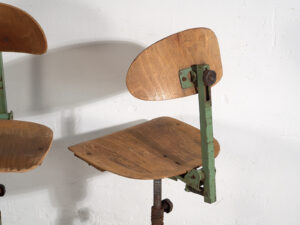 Sillas giratorias vintage (c.1950). Conjunto de 4 piezas #2