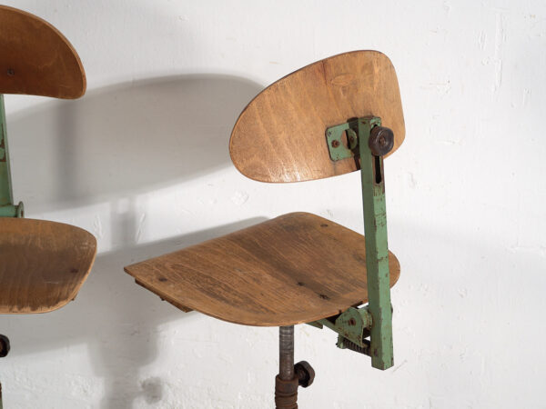 Sillas giratorias vintage (c.1950). Conjunto de 4 piezas #2