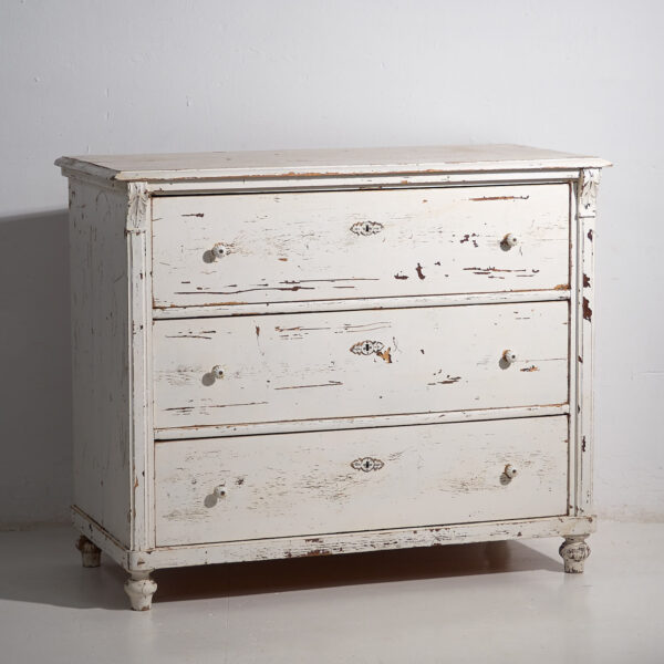 Cómoda blanca antigua (c.1920) #26