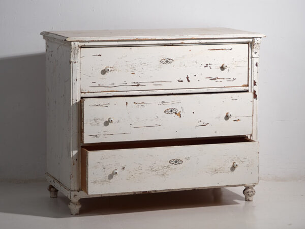 Cómoda blanca antigua (c.1920) #26