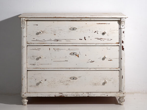 Cómoda blanca antigua (c.1920) #26