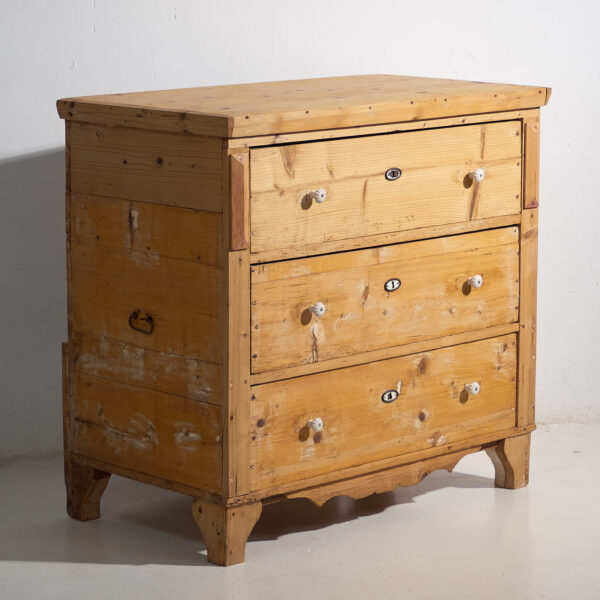 Antigua cómoda de madera maciza (c.1920) #32