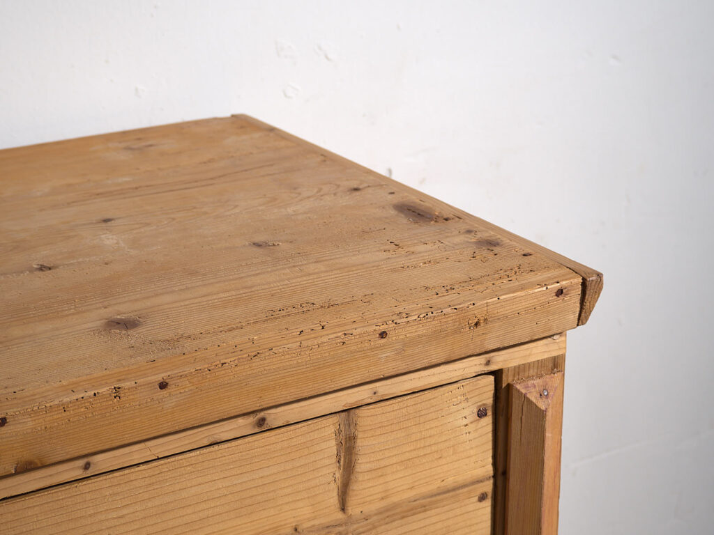 Antique solid wood chest of drawers (c.1920) #32