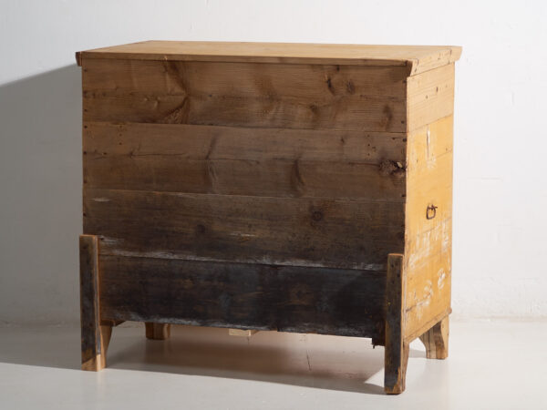 Commode ancienne en bois massif (c.1920) #32