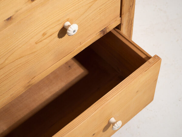 Commode ancienne en bois massif (c.1920) #33