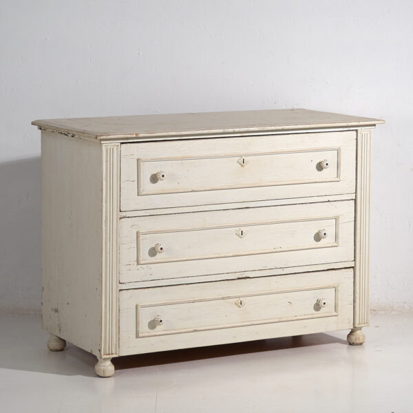 Cómoda blanca antigua (c.1920) #40