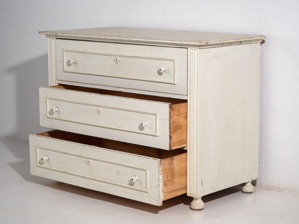 Cómoda blanca antigua (c.1920) #40