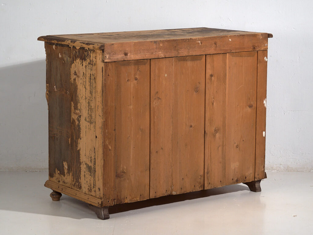 Antique chest of drawers with dark patina (c.1920) #43