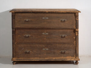 Antique chest of drawers with dark patina (c.1920) #43