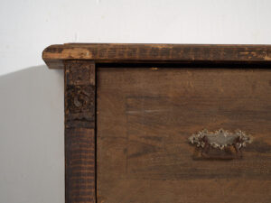 Antique chest of drawers with dark patina (c.1920) #43