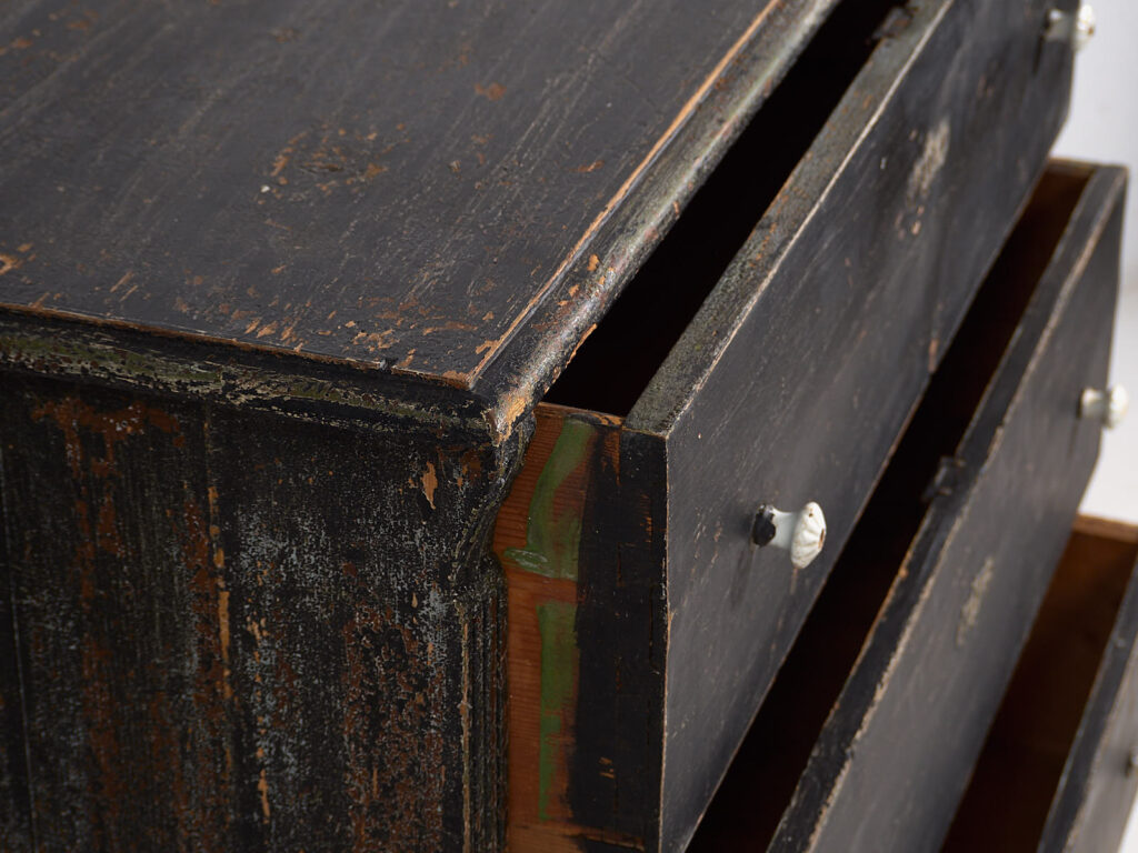 Antique chest of drawers with dark patina (c.1920) #58