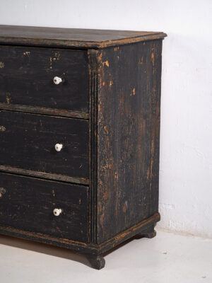 Antique chest of drawers with dark patina (c.1920) #58