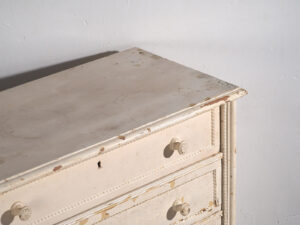Antique white tall chest of drawers (c.1920) #60