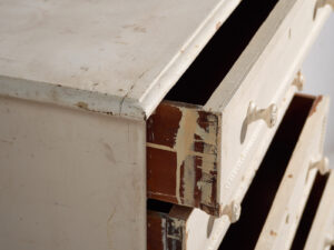 Antique white tall chest of drawers (c.1920) #60