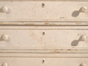Antique white tall chest of drawers (c.1920) #60