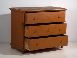 Antique chest of drawers with ochre patina (c.1920) #72