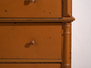 Antique chest of drawers with ochre patina (c.1920) #72
