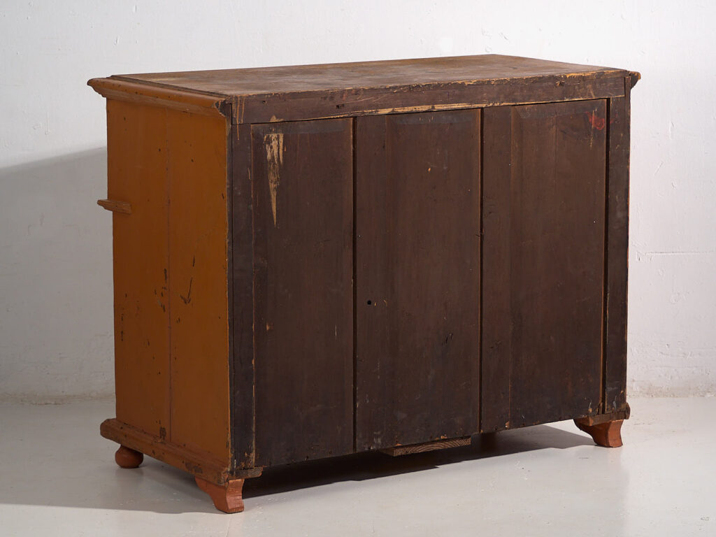 Antique chest of drawers with ochre patina (c.1920) #72