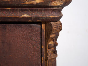 Antique chest of drawers with dark patina (c.1920) #74