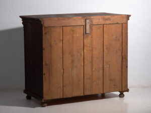 Antique chest of drawers with dark patina (c.1920) #74