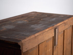 Antique chest of drawers with dark patina (c.1920) #74