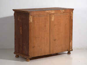 Commode ancienne avec poignées en porcelaine (c.1920) #77