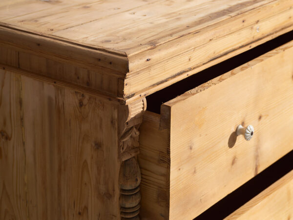 Antigua cajonera de madera maciza (c.1920) #4