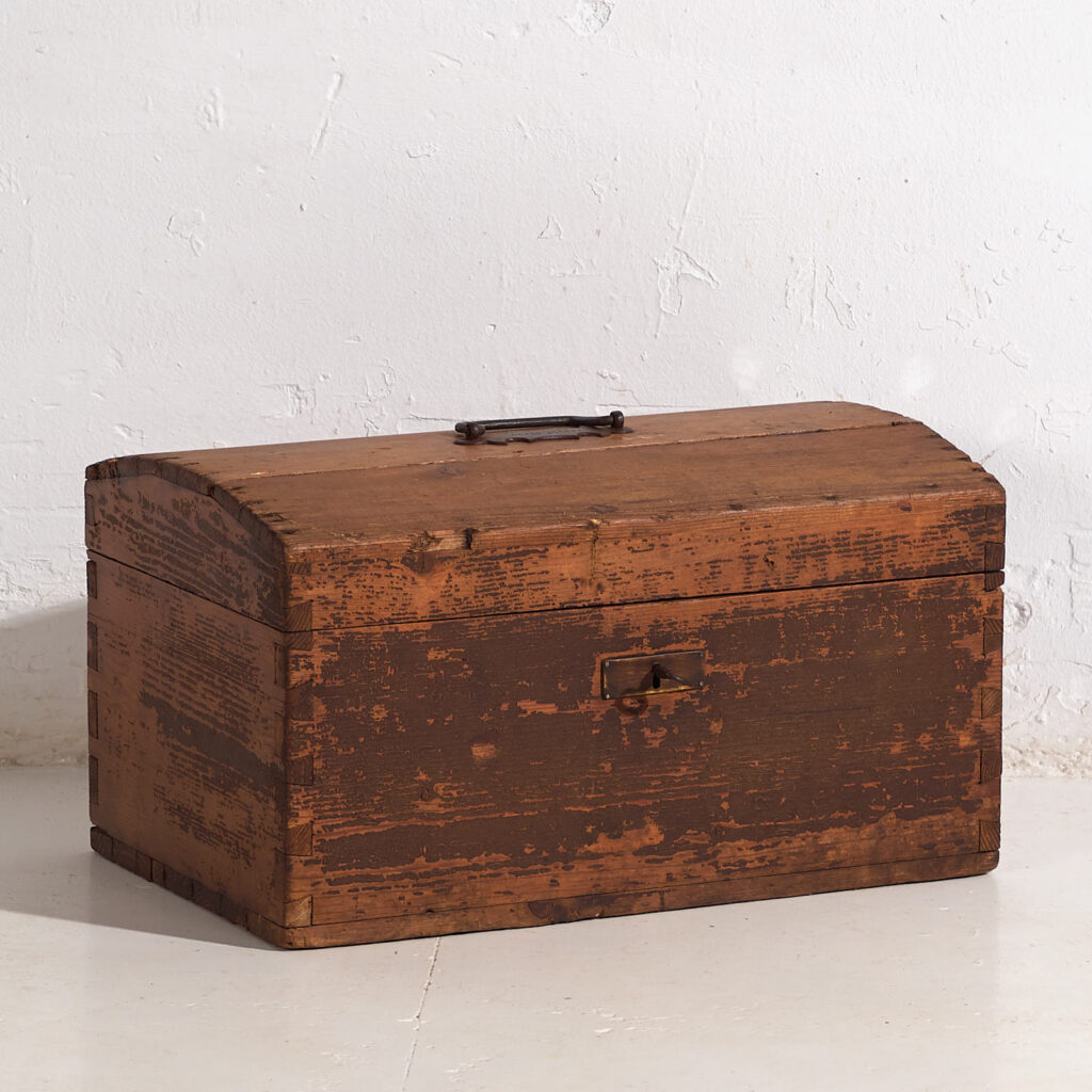 Coffre ancien à patine foncée (c.1900) #3