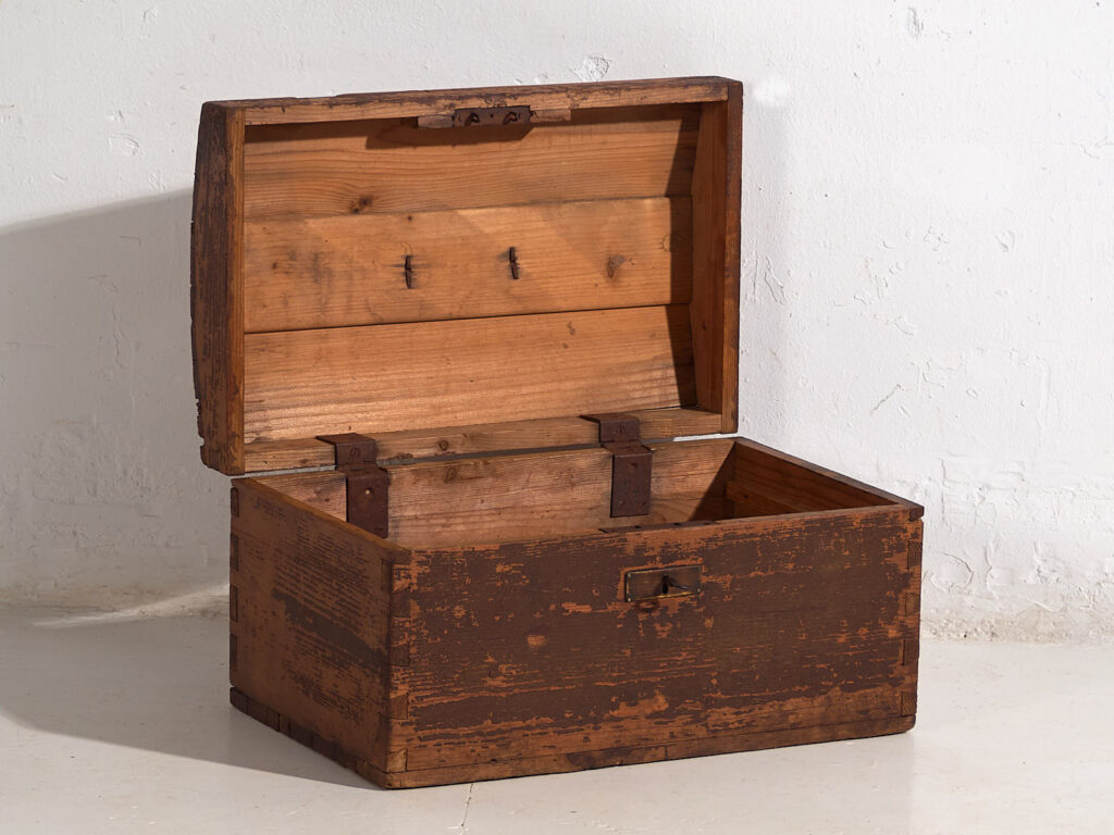 Coffre ancien à patine foncée (c.1900) #3