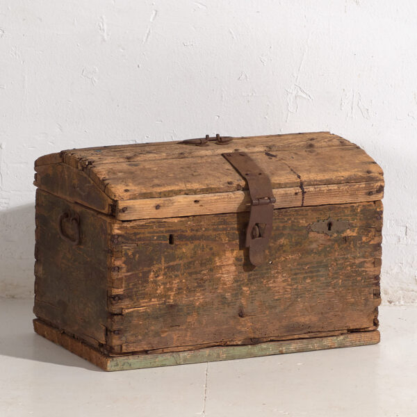 Cofre antiguo de estilo primitivo (c.1900) #4