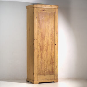 Armario antiguo de una puerta con pátina color ocre (c.1920) #18