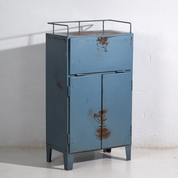 Armario metálico vintage de taller (c.1950) #2